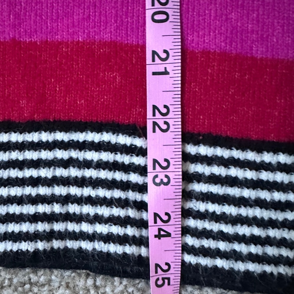 LOFT Outlet Striped Crew Neck Long Sleeve Sweater Women's Size L - Picture 9 of 10